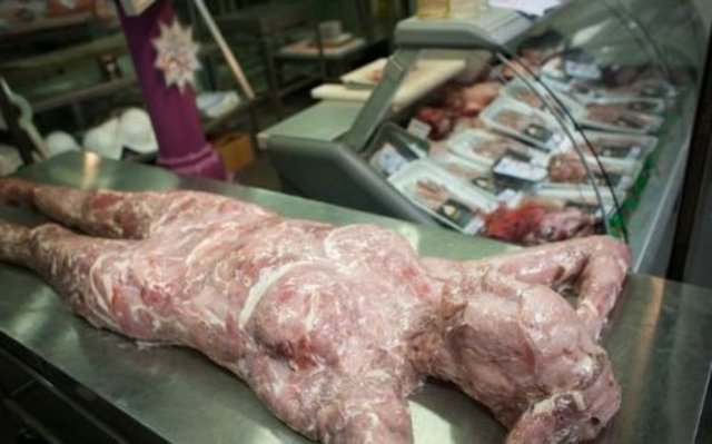 İnsan eti satan kasap