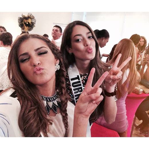 Kainat güzeli yarışmasına böyle hazırlanıyorlar