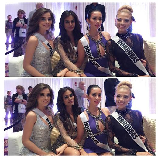 Kainat güzeli yarışmasına böyle hazırlanıyorlar