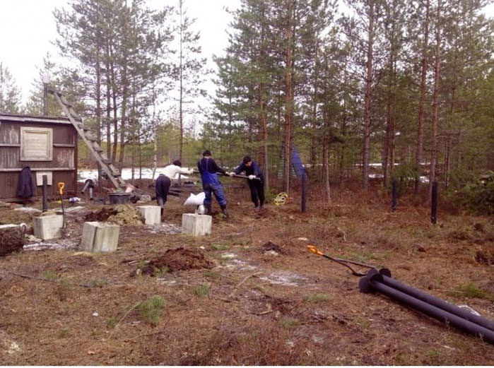 Sıkıntıdan ev yaptılar!