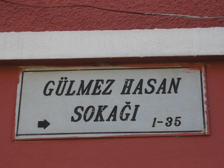 İlginç sokak isimleri