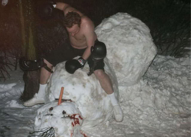 Ruslar'ın kar keyfi