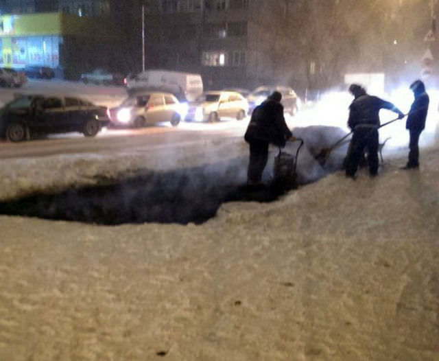 Ruslar'ın kar keyfi