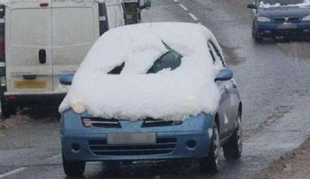 Ruslar'ın kar keyfi