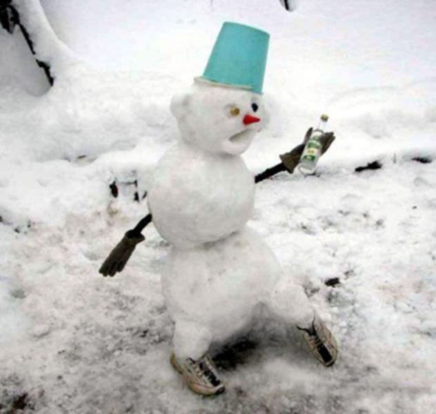 Ruslar'ın kar keyfi