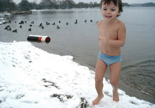 Ruslar'ın kar keyfi