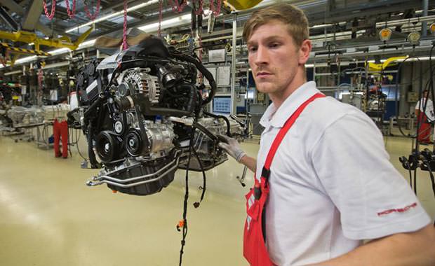 Porsche'nin yapılış süreci fotoğraflandı