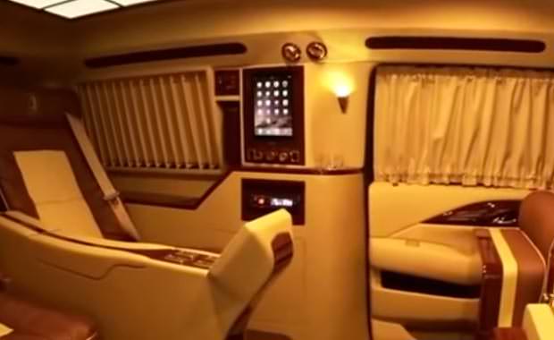 Cadillac'ı 24 ayar altın ile kapladı