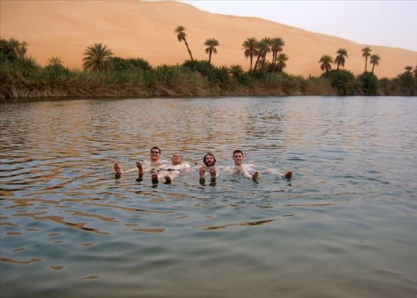 Çölün ortasında şaşırtan hayat