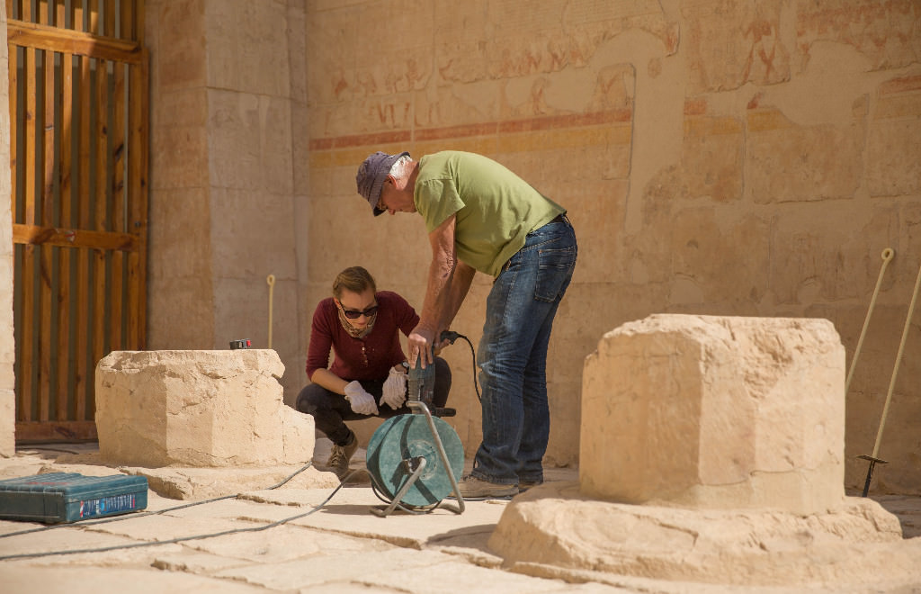Kadın firavun Hatşepsut'un tapınağı ilgi çekiyor