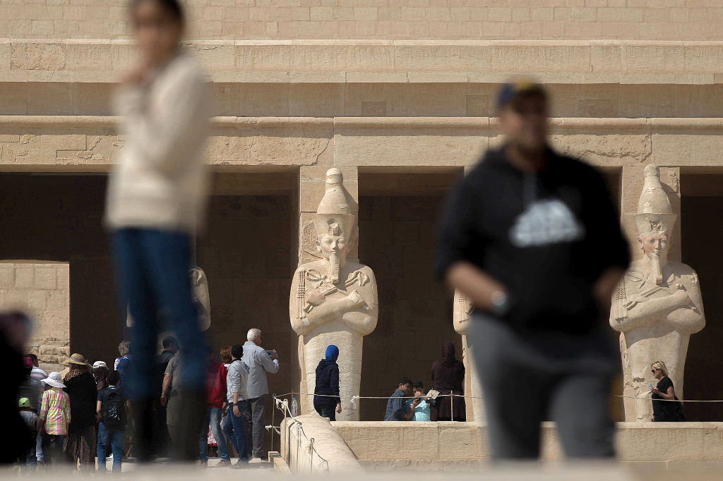 Kadın firavun Hatşepsut'un tapınağı ilgi çekiyor