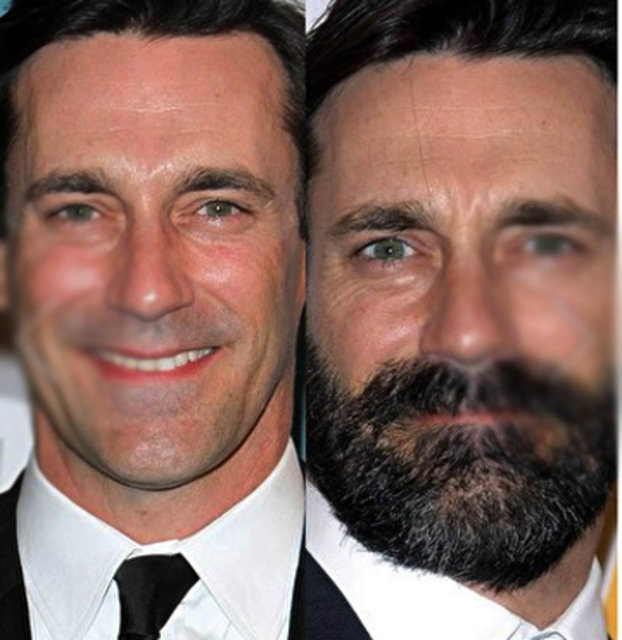 Ünlülerin sakallı ve sakalsız halleri