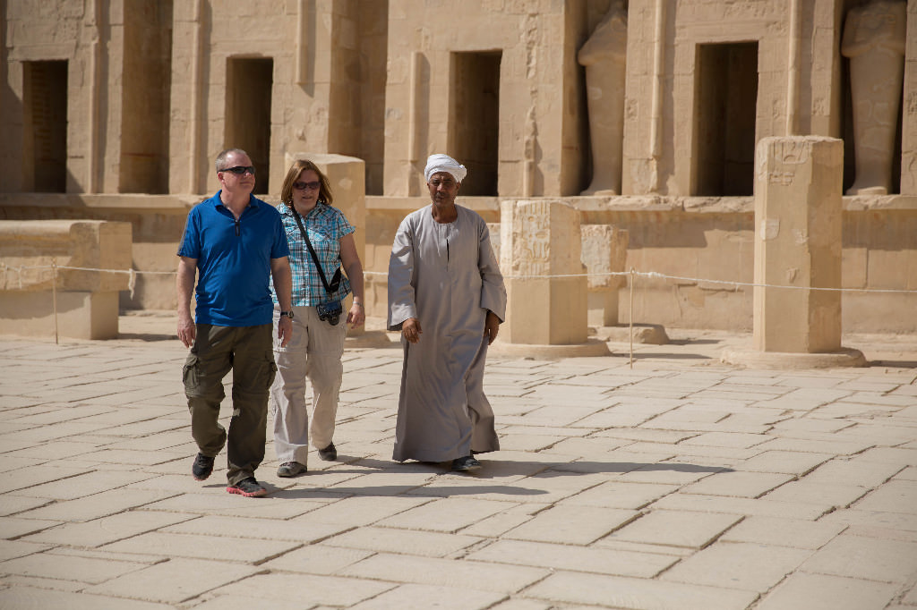 Kadın firavun Hatşepsut'un tapınağı ilgi çekiyor