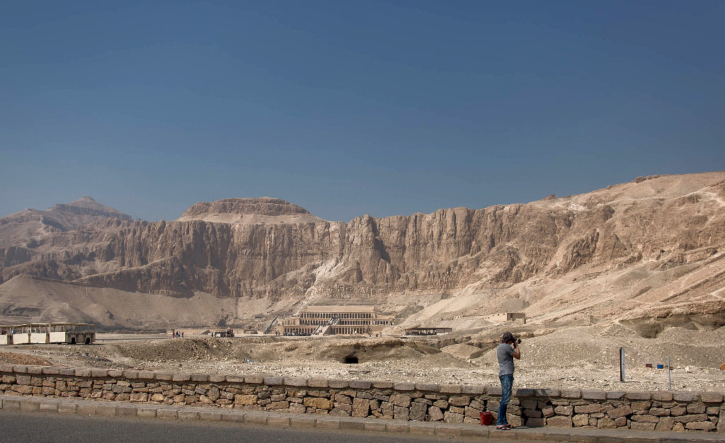 Kadın firavun Hatşepsut'un tapınağı ilgi çekiyor