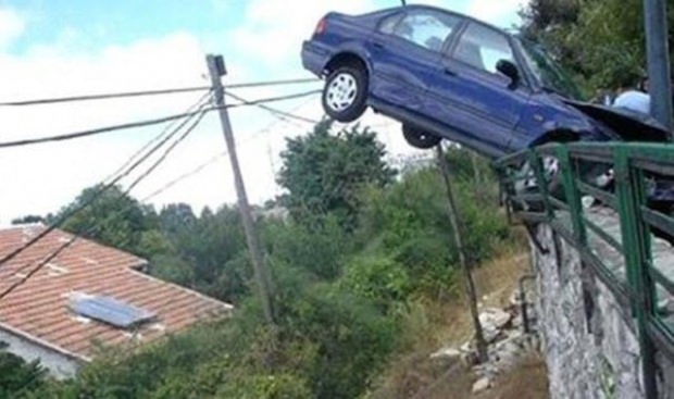 Böyle kaza olur mu?