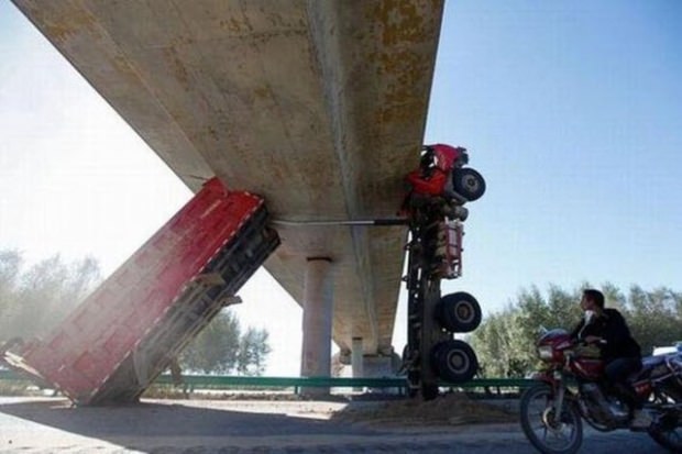 Böyle kaza olur mu?