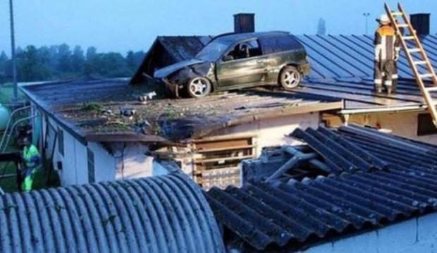 Böyle kaza olur mu?