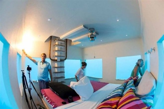 Denizin ortasına bunu yaptılar