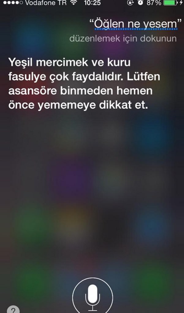 iPhone asistanı Siri'nin Türkçe sürümü sonrası capsleri