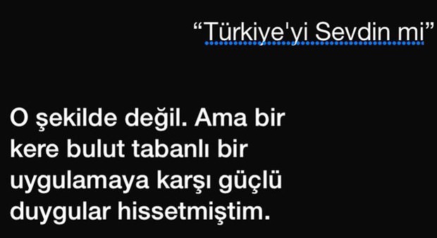 iPhone asistanı Siri'nin Türkçe sürümü sonrası capsleri