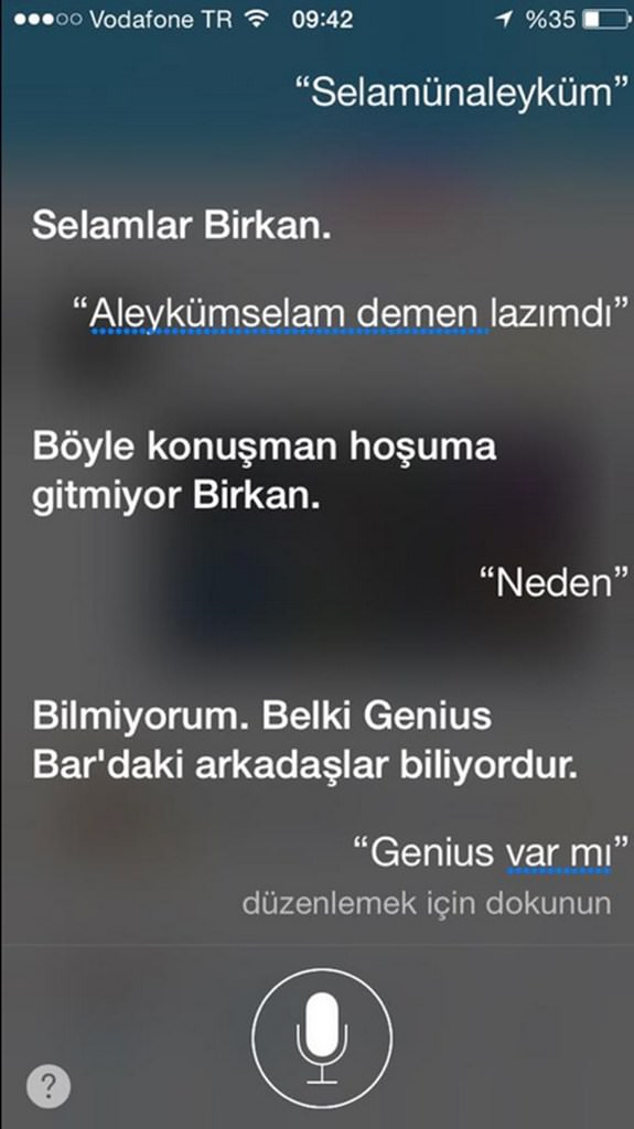 iPhone asistanı Siri'nin Türkçe sürümü sonrası capsleri