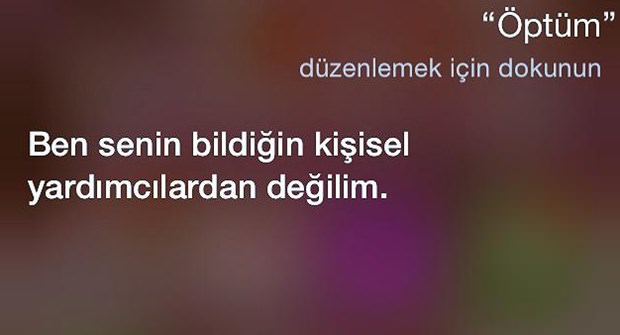 iPhone asistanı Siri'nin Türkçe sürümü sonrası capsleri