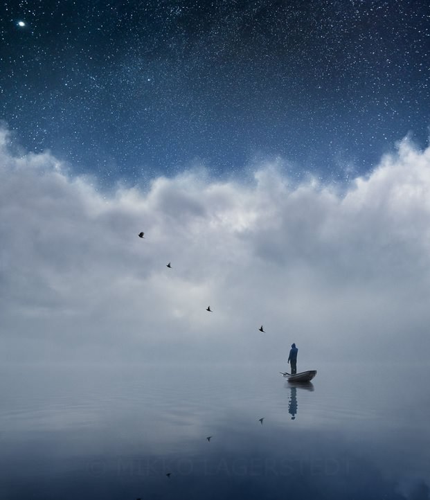 Gökyüzüyle bütünleşen muhteşem kareler