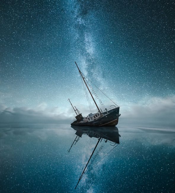 Gökyüzüyle bütünleşen muhteşem kareler