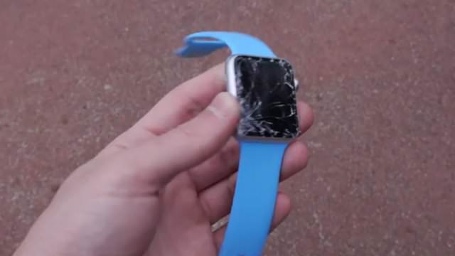 Apple Watch böyle kırıldı