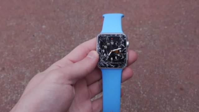 Apple Watch böyle kırıldı