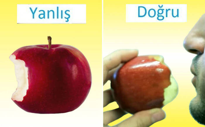 Şimdiye kadar yanlış yapıyormuşuz!