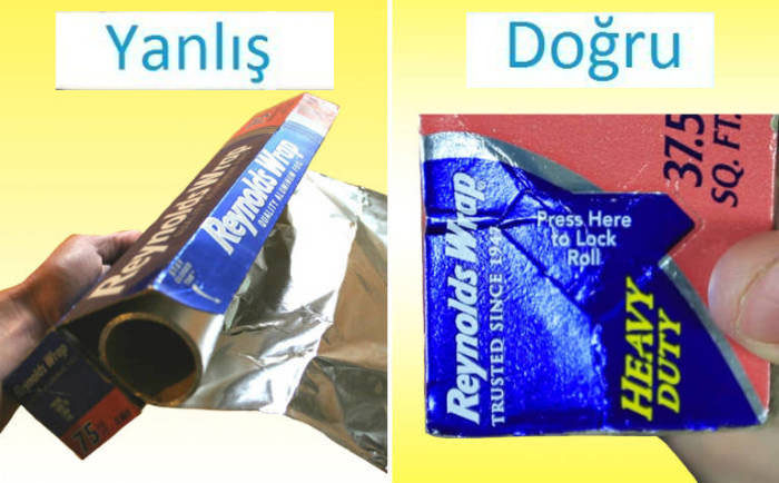 Şimdiye kadar yanlış yapıyormuşuz!