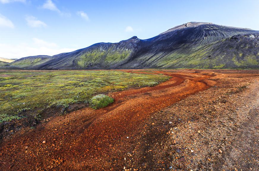 İzlanda'nın beyazı ve yeşili