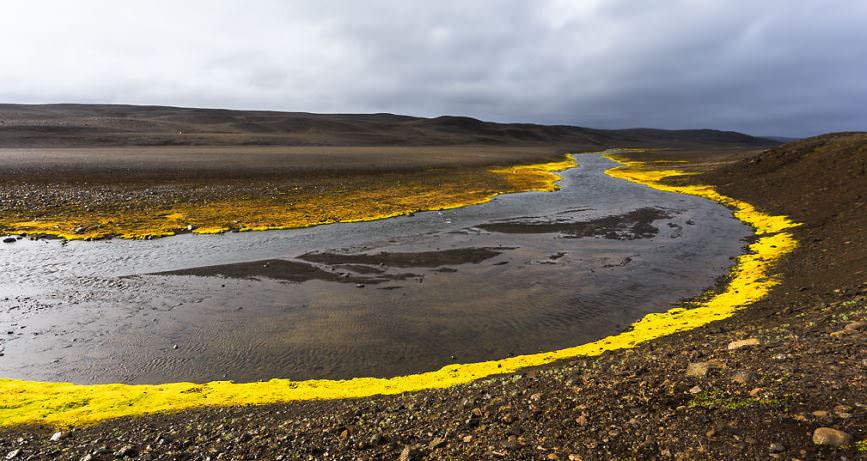 İzlanda'nın beyazı ve yeşili