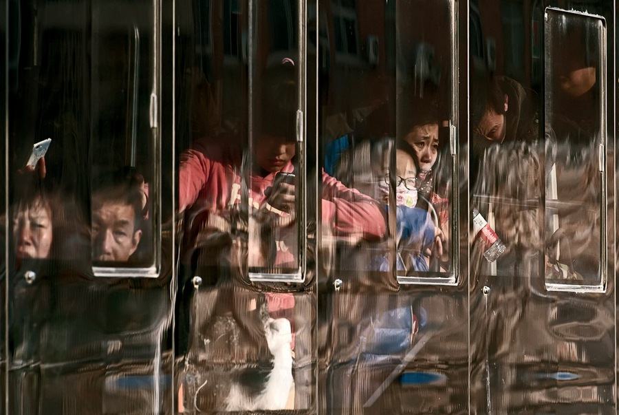 Otobüs yolculuğu sırasında çekilen fotoğraflar