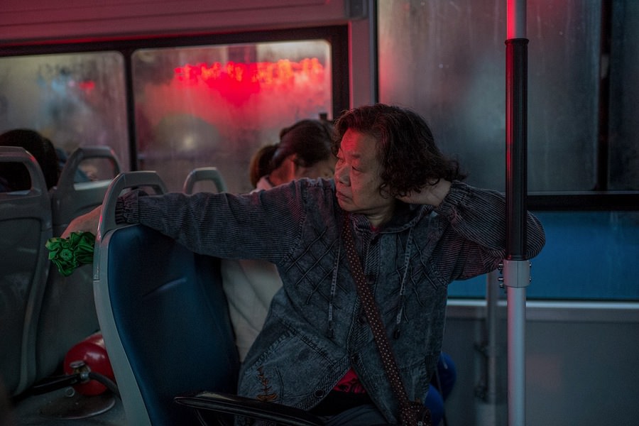 Otobüs yolculuğu sırasında çekilen fotoğraflar