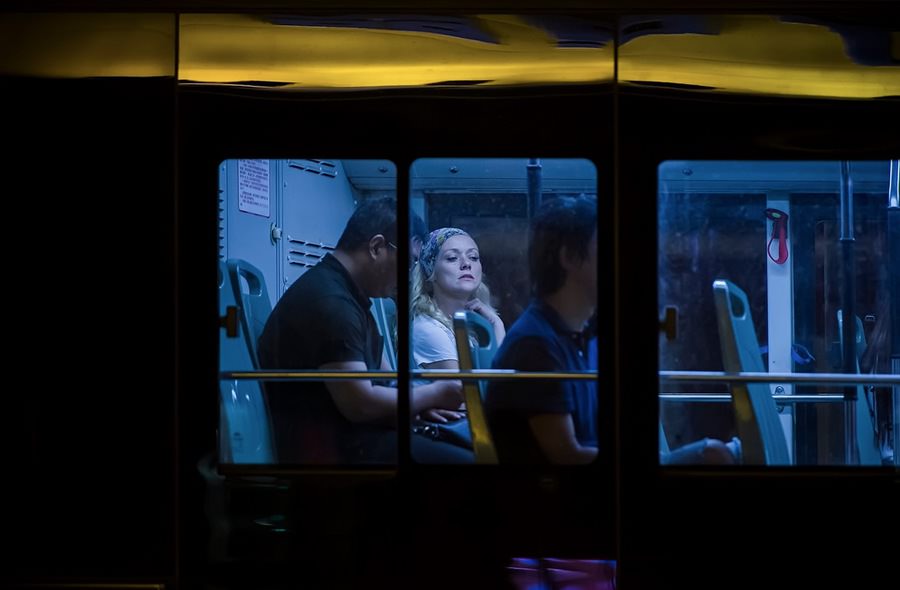 Otobüs yolculuğu sırasında çekilen fotoğraflar