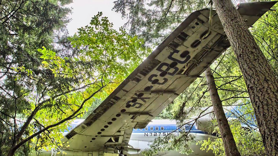 Boeing uçağı ev oldu