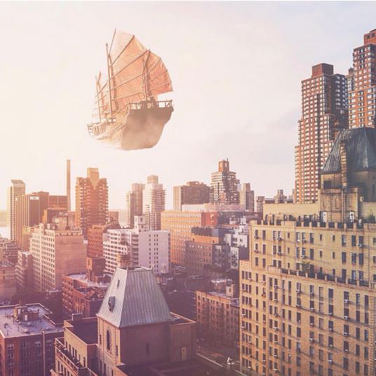 Fotoğrafları başkalaştıran sanatçının çalışmaları!