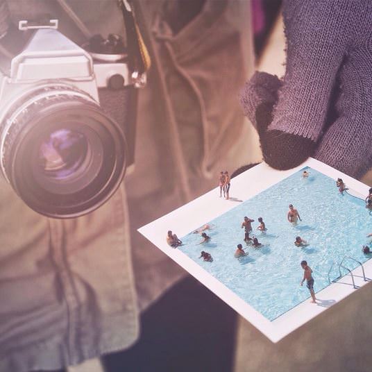 Fotoğrafları başkalaştıran sanatçının çalışmaları!