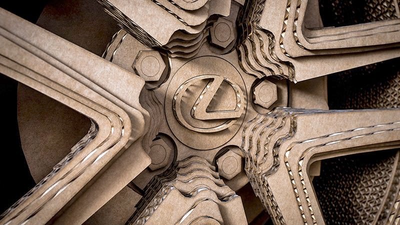 Lexus, kartondan gerçek araba yaptı!