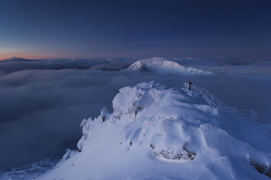 Polonya dağlarından muhteşem manzaralar