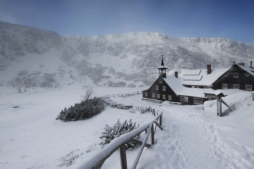 Polonya dağlarından muhteşem manzaralar