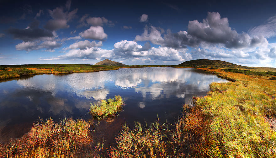 Polonya dağlarından muhteşem manzaralar