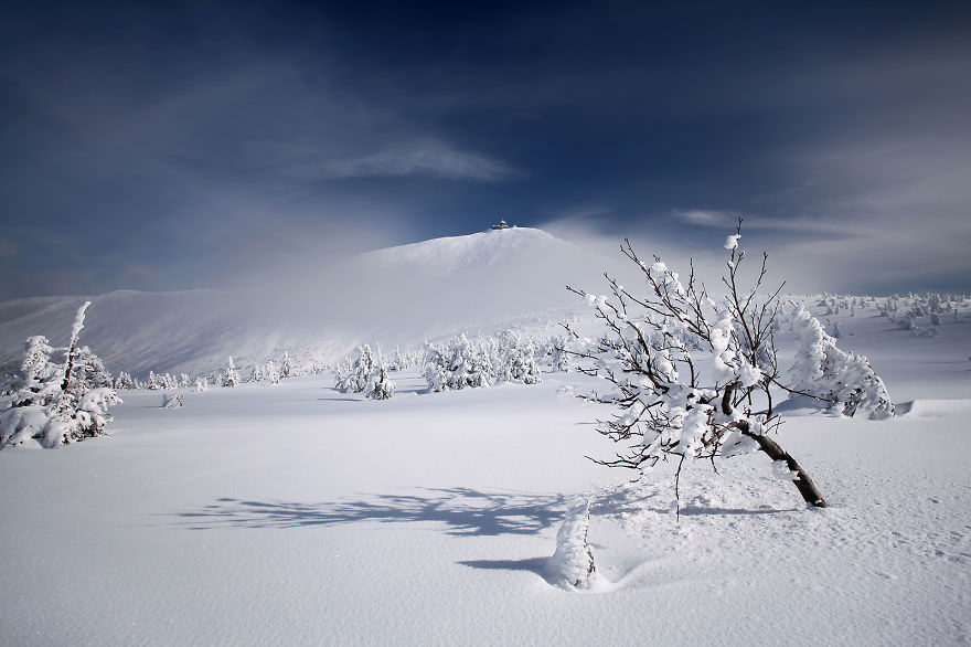 Polonya dağlarından muhteşem manzaralar