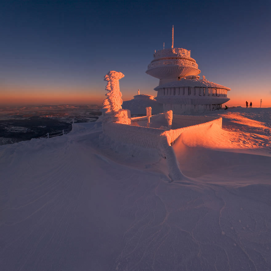 Polonya dağlarından muhteşem manzaralar