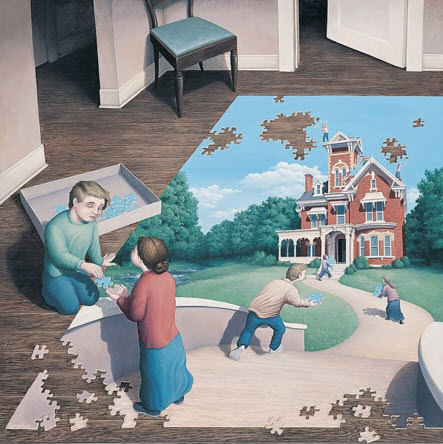 Eserlerinde Optik İlüzyonlar Kullanan Ressamın Zihninizi Allak Bullak Edecek 25 Çalışması