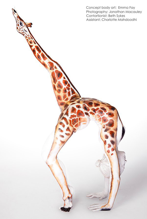 İnanılmaz vücut boyama sanatı