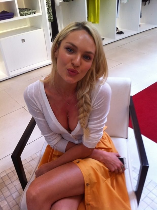 Victoria's Secret meleği Candice Swanepoel objektif karşısında