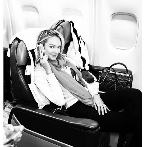 Victoria's Secret meleği Candice Swanepoel objektif karşısında